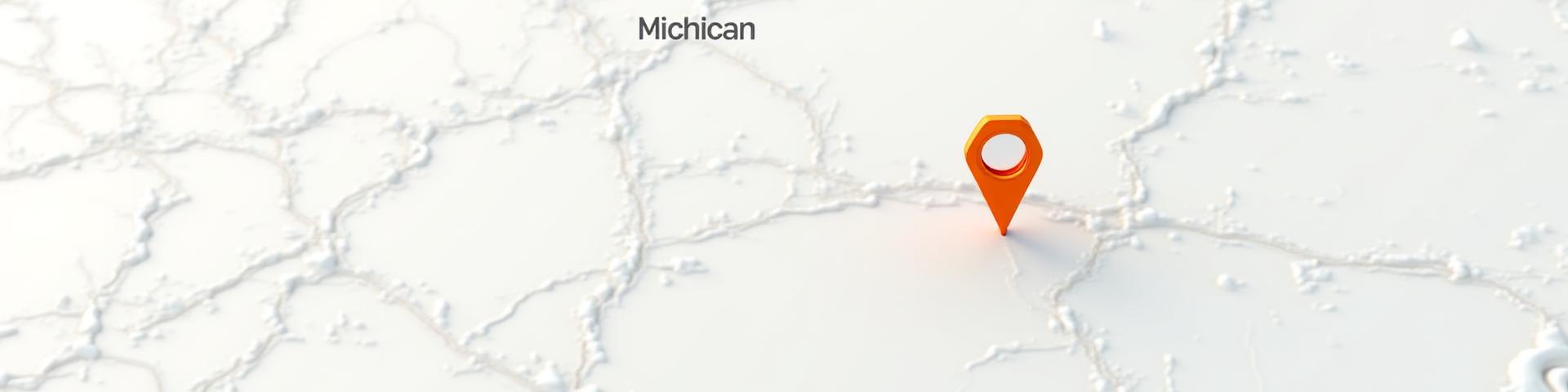 Map of JDB Transportation headquarters in White Pigeon, Michigan