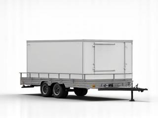 A step-deck trailer suitable for taller freight loads